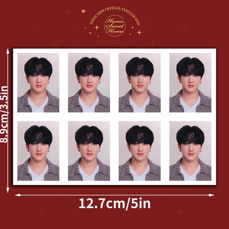 Bộ Thẻ Ảnh LOMO 3RD 1 inch Thế Hệ 1 inch In Hình Nhóm Nhạc Kpop Stray Kids