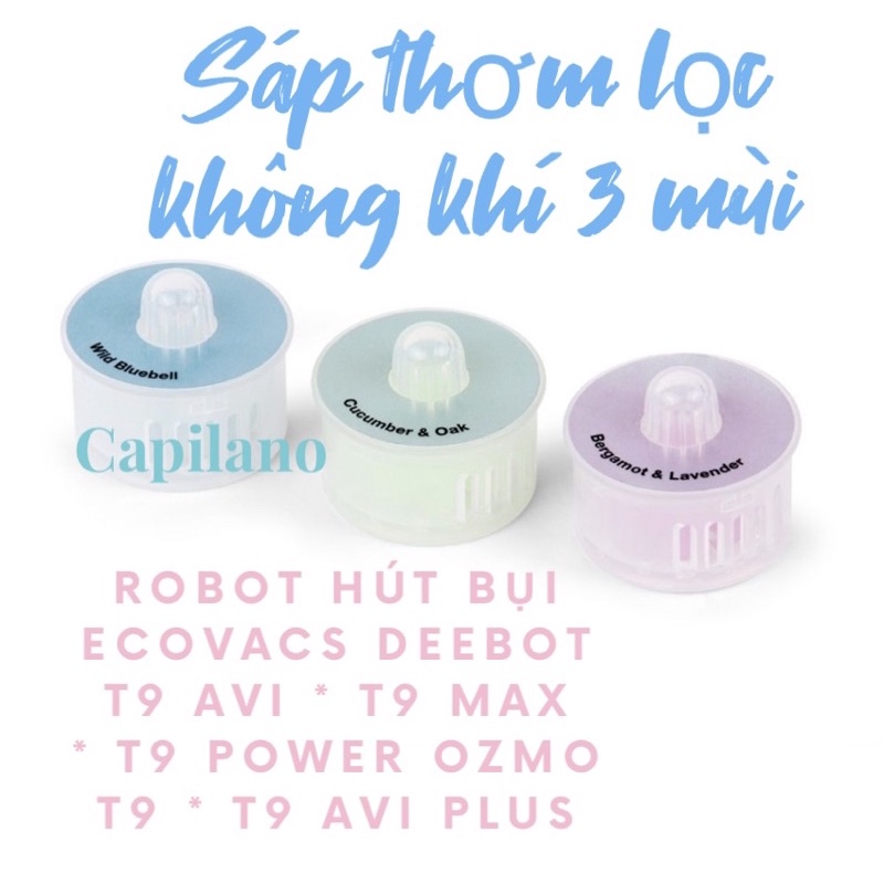 Sáp thơm lọc không khí cho Robot hút bụi Ecovacs DEEBOT T9 Max/ T8 Avi Plus/ T9 Avi/ Ozmo T9/ T9 Power