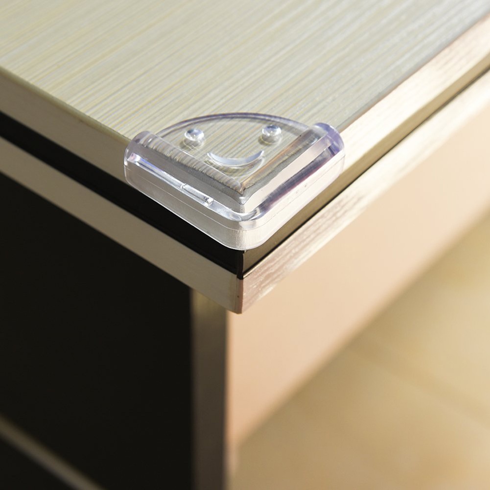 Miếng Bọc Cạnh Bàn Trong Suốt Chống Va Chạm Bảo Vệ An Toàn Cho Bé Kính