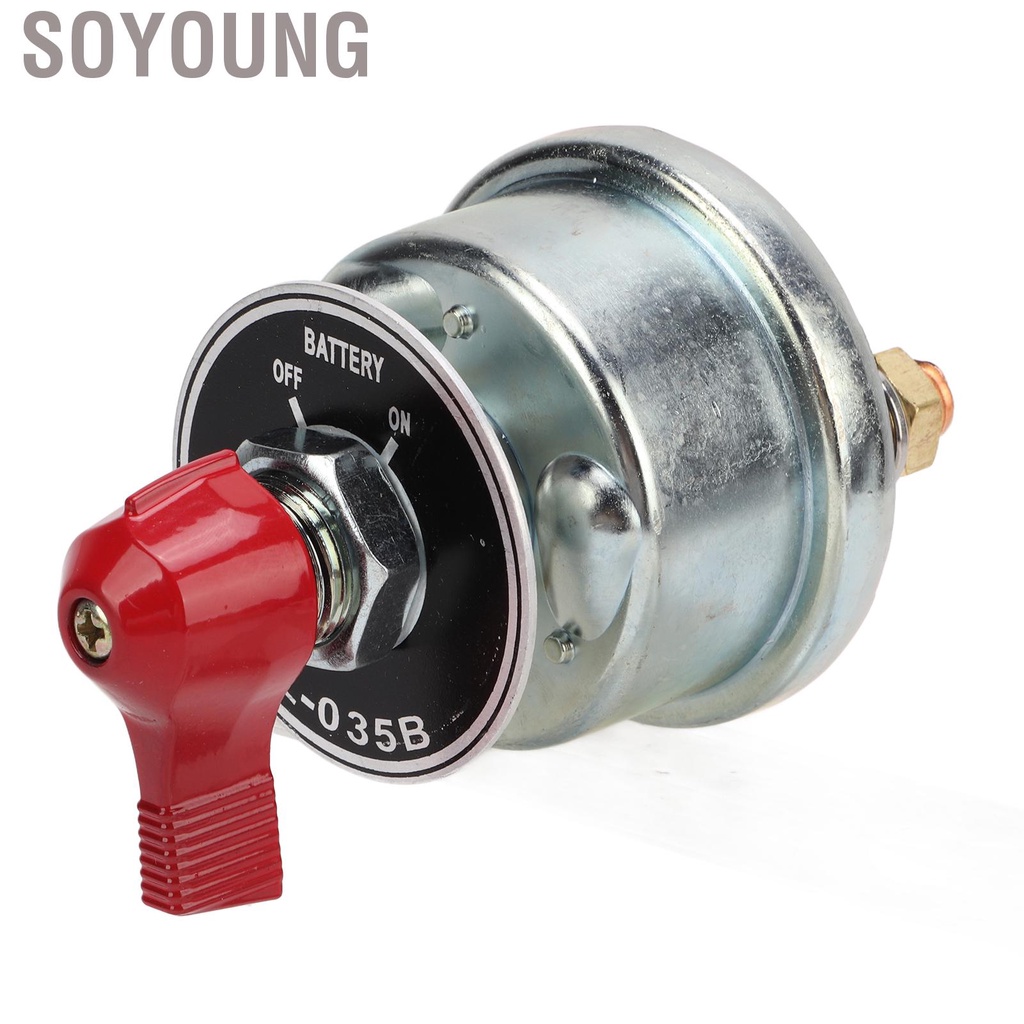 Soyoung Battery Disconnect Switch 2 Terminal Kill for Cars Motorcycles