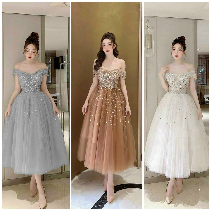 ĐẦM XOÈ CÔNG CHÚA BẸT VAI KẾT KIM SA TREO