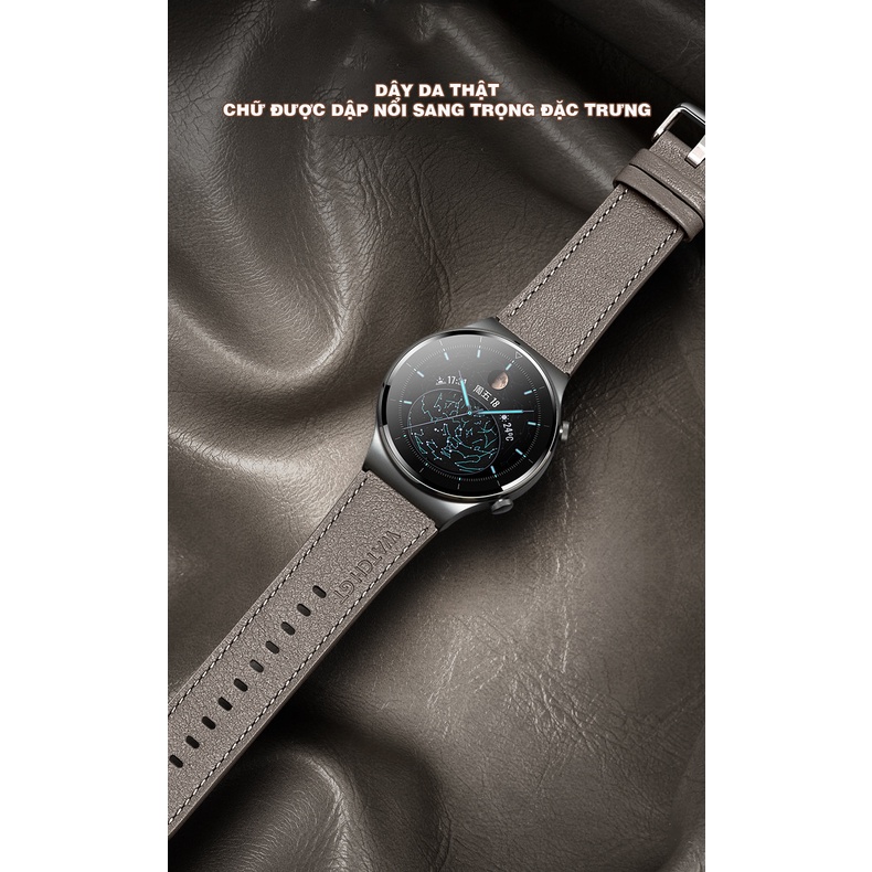 DÂY DA 22MM DÀNH CHO HUAWEI WATCH GT SANG XỊN MỊN NHƯ DÂY THEO MÁY