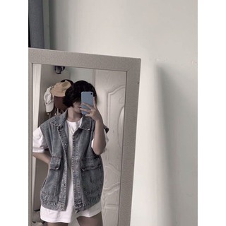 [ ORDER ] Áo Gile Vải Jeans ( Có Ảnh Thật )