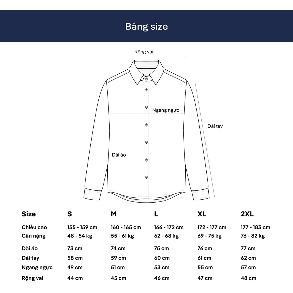 Áo SƠ MI nam dài tay Café-DriS khử mùi hiệu quả thương hiệu Coolmate | BigBuy360 - bigbuy360.vn