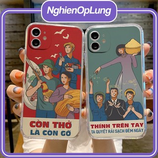 Ốp lưng iphone silicon dẻo Nghienoplung Thính trên tay iphone 7 8 Plus 11 13 12 14 Pro MAX XR X XS MAX SE 2020 - u316