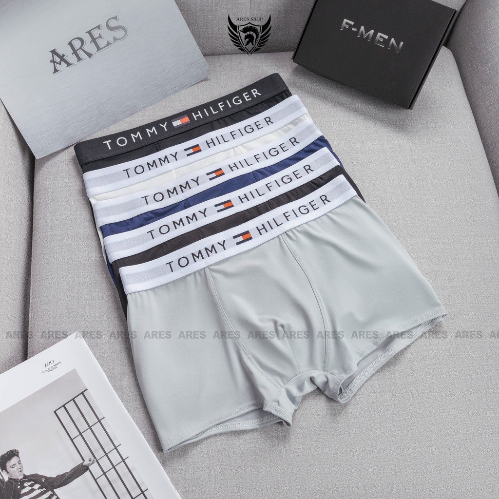 Quần lót nam, quần boxer nhiều màu chất thun lạnh kháng khuẩn co giãn 4 chiều phong cách nam tính - Tommy01 - ARES SHOP