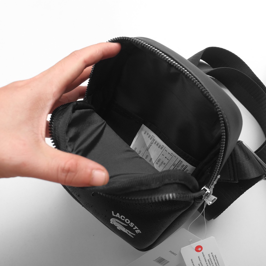 Túi đeo chéo nữ mini LACOSTE SLING New 2023 chất liệu si mềm mại siêu bền B69
