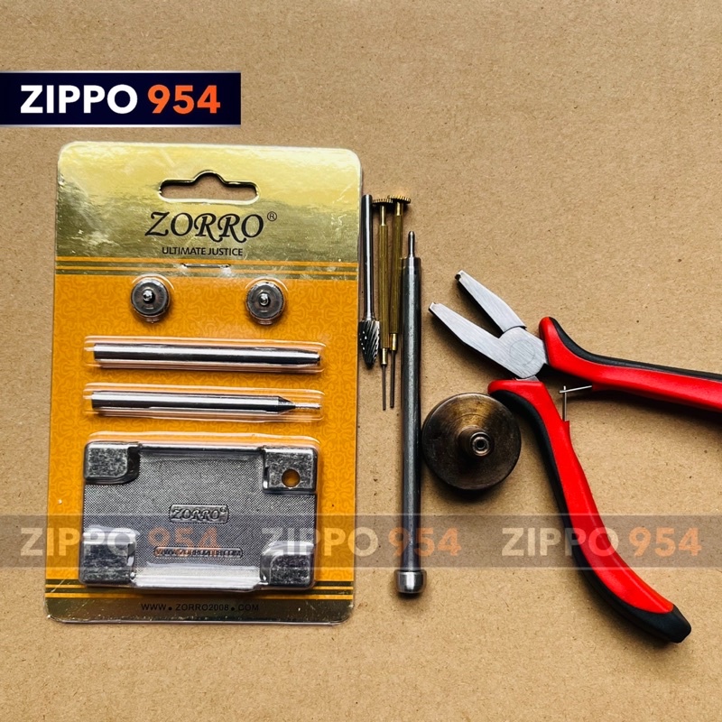 Bộ Dụng Cụ Sửa Chữa Zippo Cơ Bản