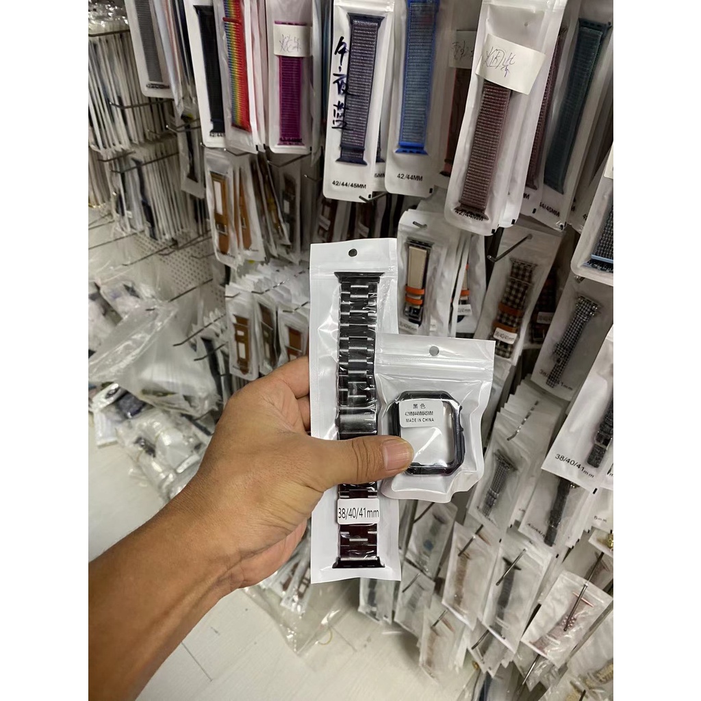 Bán thời gian giới hạn Dây đeo kim loại dùng được cho apple ưatch 8 7 6 5 SE 40mm 41mm 44mm 45mm