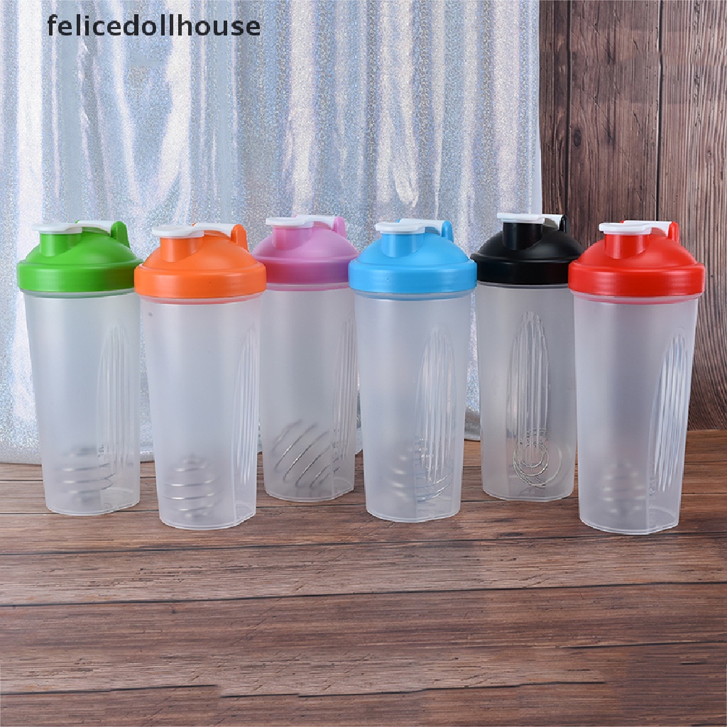 Bình Lắc Trộn protein 600ml Tiện Dụng Cho Người Tập gym / Thể Hình