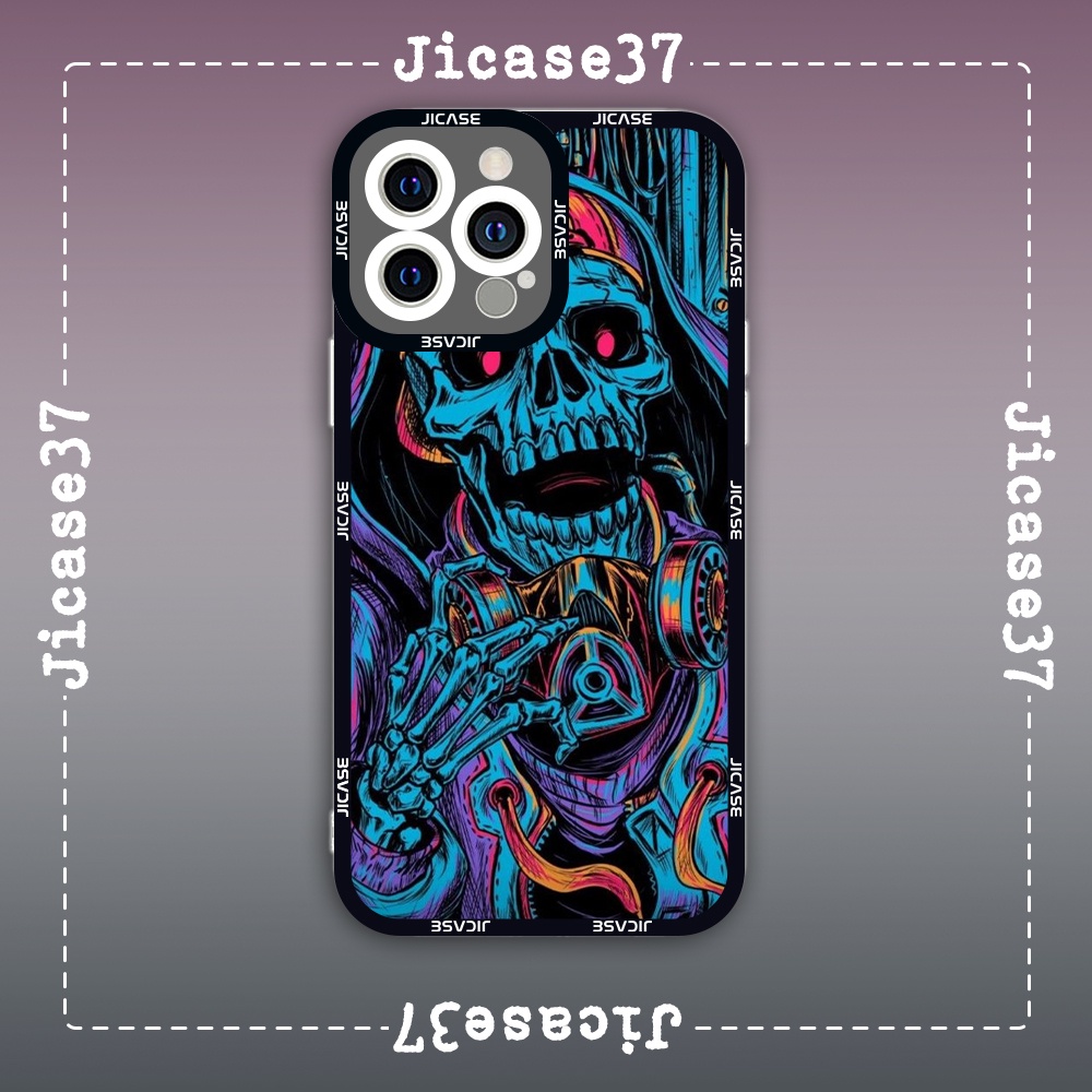 Ốp lưng iphone Cute Case Dj Xương Skeleton Producer Psychedelic Tặng Kèm Phụ Kiện Túi Xách MK Hình Cute Case