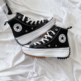 Giày thể thao sneaker CV Star Hike Hi Black Hike High top CV, giày CV cổ cao độn đế răng cưa nam nữ