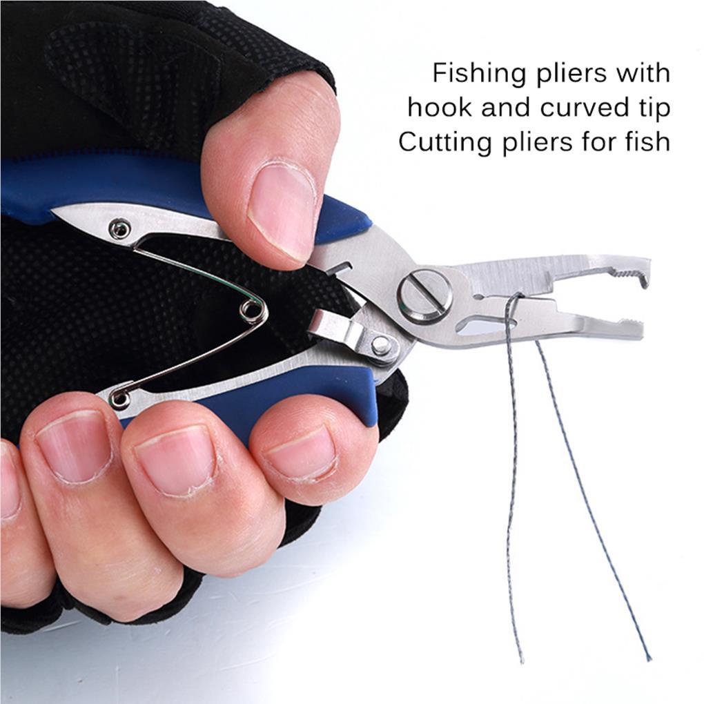 Kìm Cắt Lưỡi Câu Cá Bằng Thép ABS Chống Trơn Chống Ăn Mòn Thay Thế Màu Sắc Trơn