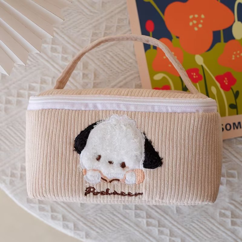 Túi Đựng Mỹ Phẩm SY2 Sanrio mymelody Kuromi Cinnamon Pochacco Nhồi Bông Cá Tính Sức Chứa Lớn