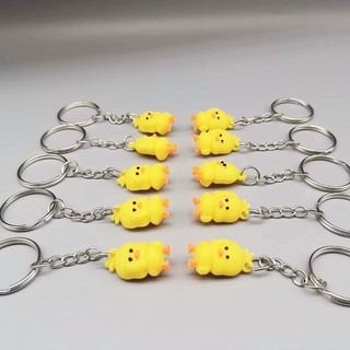 Móc Khóa Hình Vịt Vàng mini Dễ Thương