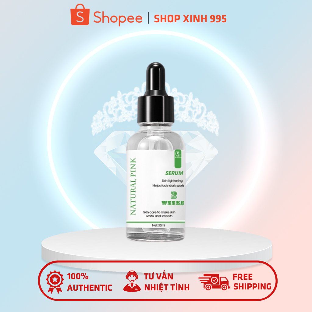 Serum Natural Pink giảm thâm nách bẹn cải thiện thâm chân tay lưng mông body 30ml