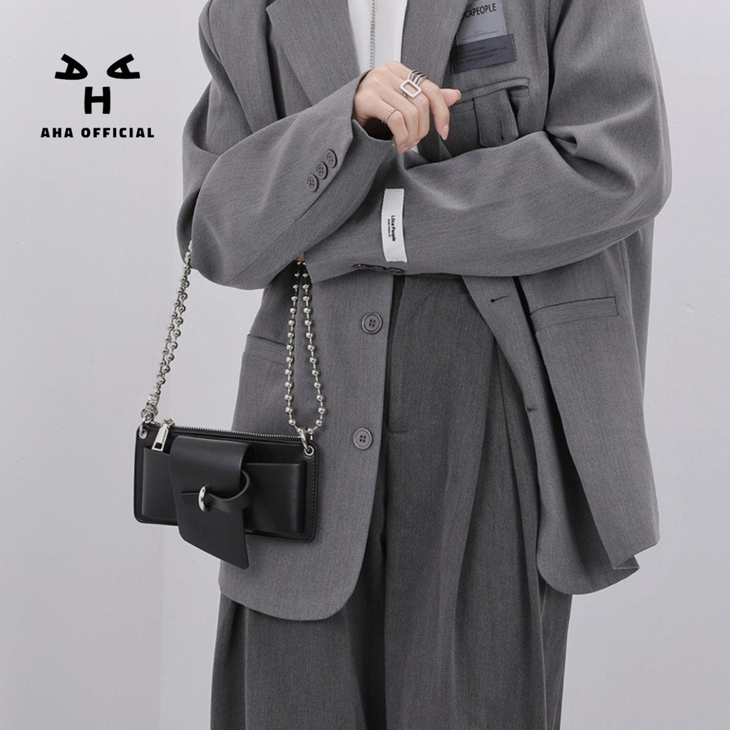 AHA OFFICIAL Túi Đựng Điện Thoại Di Động Đeo Dưới Cánh Tay Dây Xích Thiết Kế Tinh Tế Chất Lượng Cao Dễ Phối Đồ