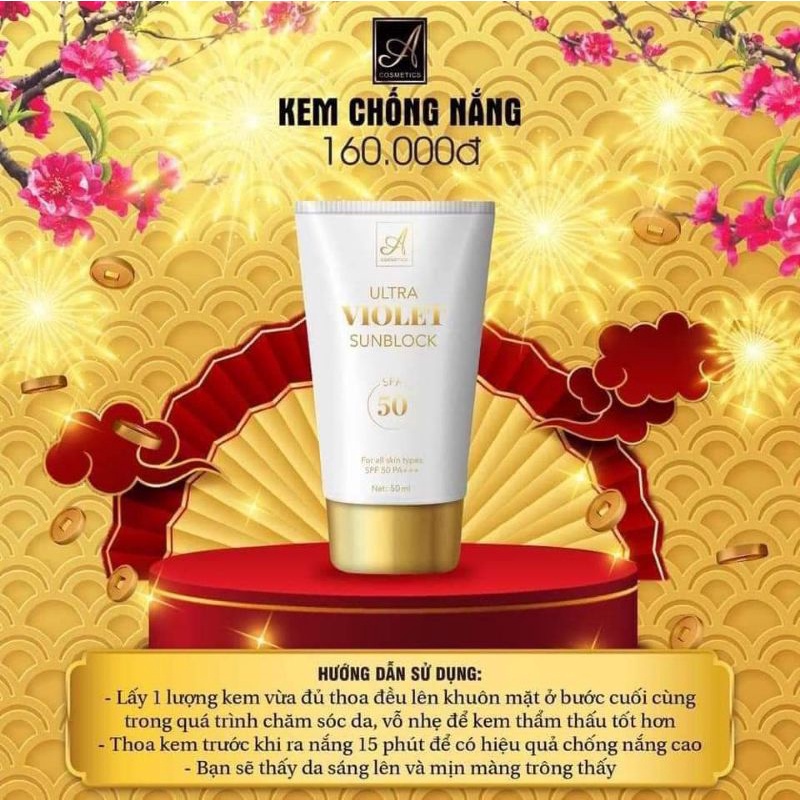 Kem Chống Nắng Phương Anh Acosmetics Ultra Violet Chính Hãng