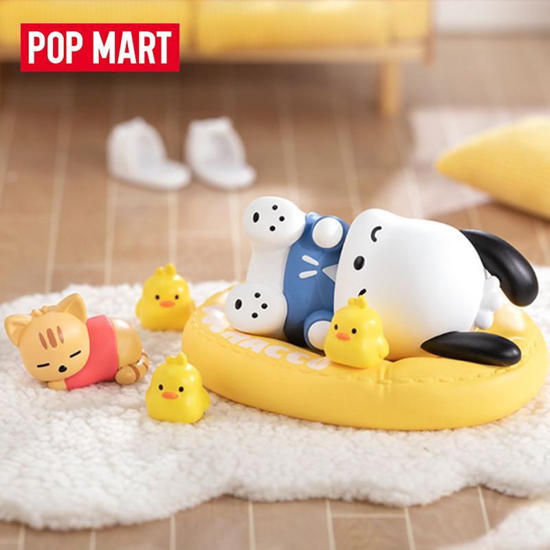 SANRIO Đồ trang trí Búp Bê Nhân Vật Kuromi Fall Asleep Series Sinh Động