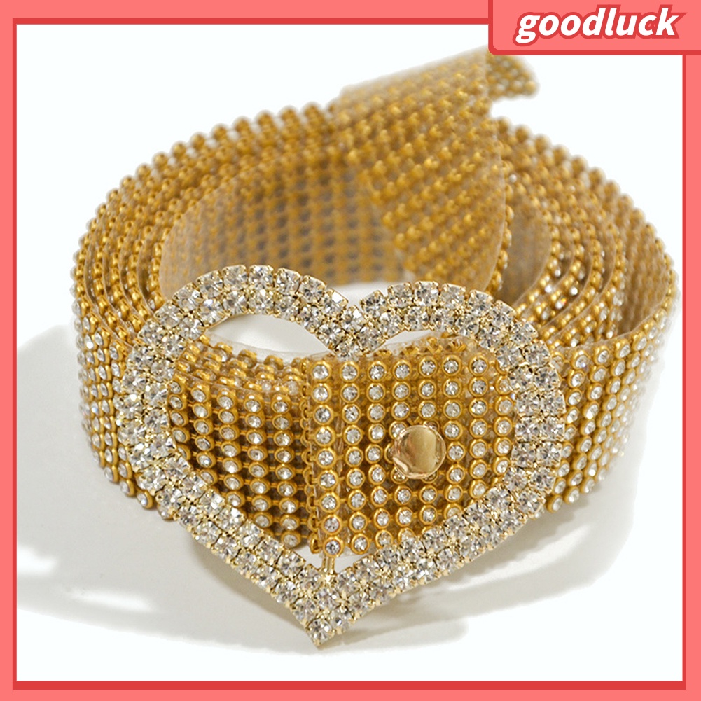 |Đồ Chơi GODK GODK Độc Đáo| Thắt Lưng Đính Đá Kim Cương Giả Hình Trái Tim / Oval Sang Trọng Cho Nữ