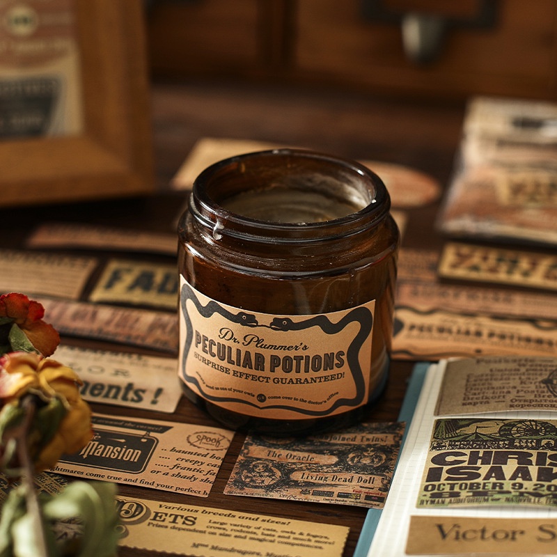 Túi 100 Miếng Dán Hình Imoda Phong Cách Ins Dùng Trang Trí Sổ Tay / Nhật Ký DIY