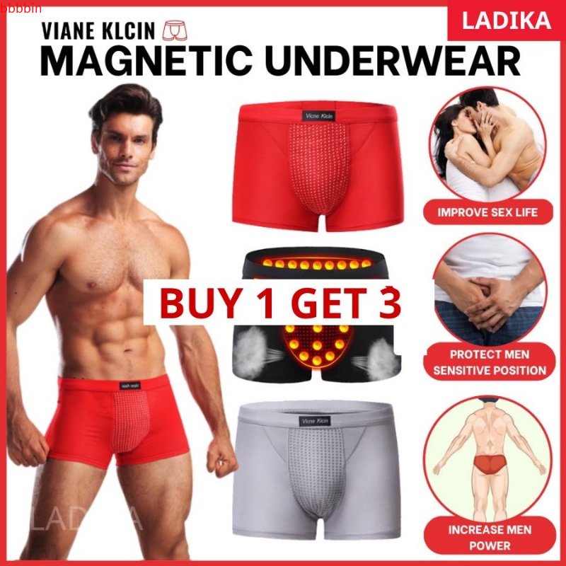 Quần Lót boxer Nam Châm Nâng Cấp 120 Độ Từ Tính (L-5XL)