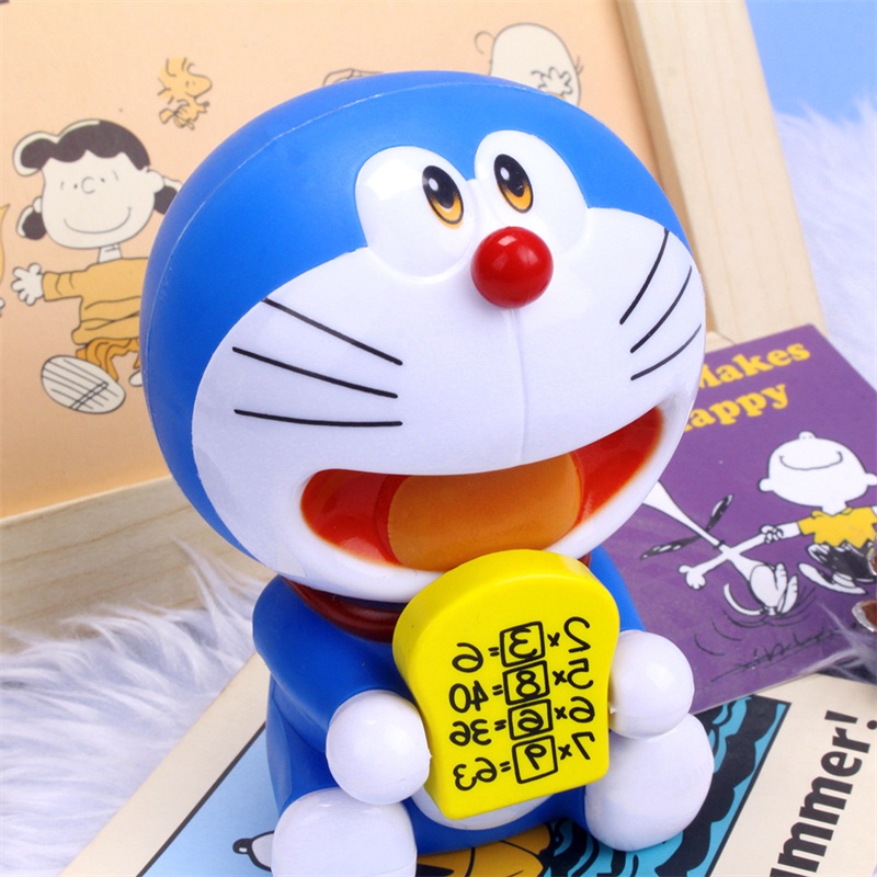 Mô Hình Nhân Vật Doraemon 9cm Bằng PVC Dùng Trang Trí Vườn