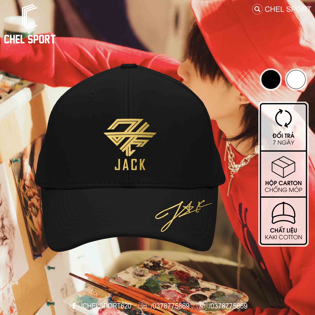 Mũ nón cao cấp Jack kaki 100% cotton