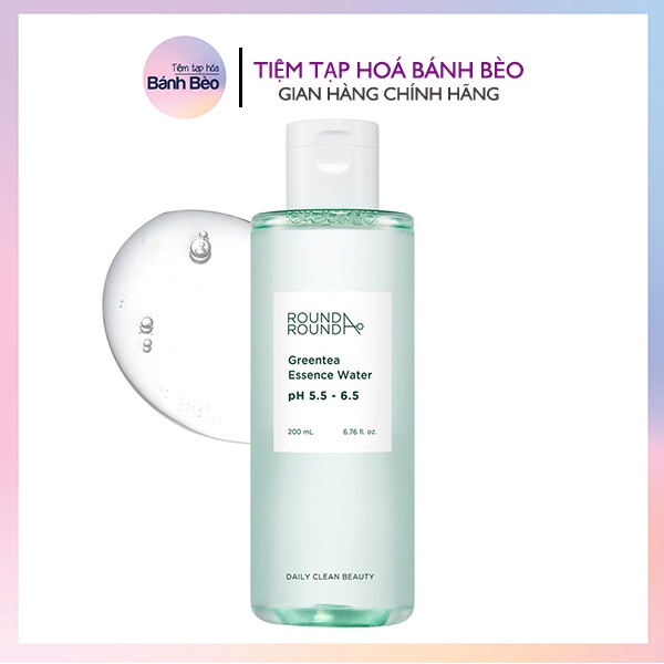 Nước Cân Bằng Dưỡng Da ROUNDAROUND Round a Round Round A'Round Greentea Essence Water 100ml / 200ml / 400ml