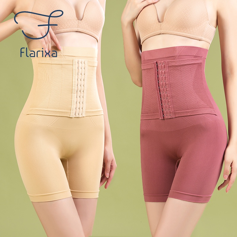 Flarixa Quần Lót Lưng Cao Định Hình Eo Thon Plus Size Cho Nữ