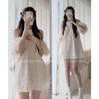 VÁY CỔ YẾM KHOÉT VAI CỰC XINHHHH