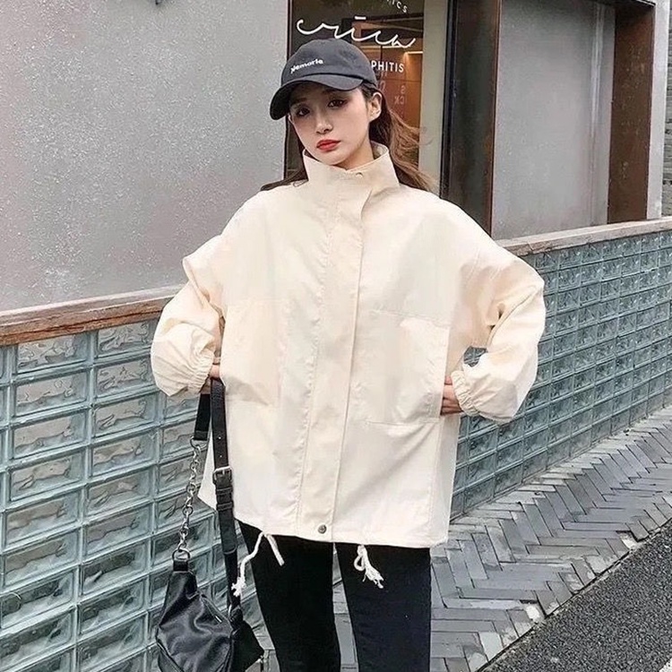 IELGY   Áo Khoác Dáng Rộng Phong Cách Hàn Quốc Cho Nữ