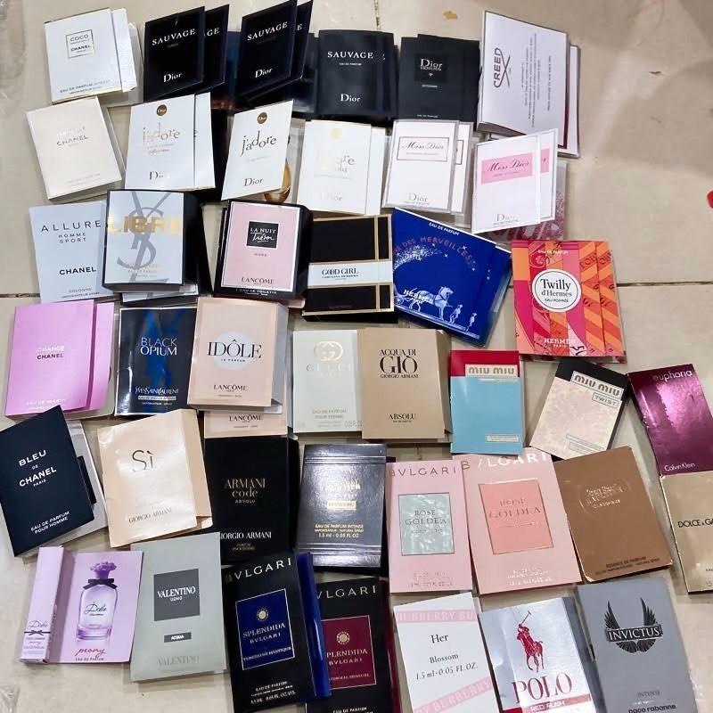 Mẫu thử nước hoa mini 2ml các hãng, Vial nước hoa dùng thử NAM PERFUME