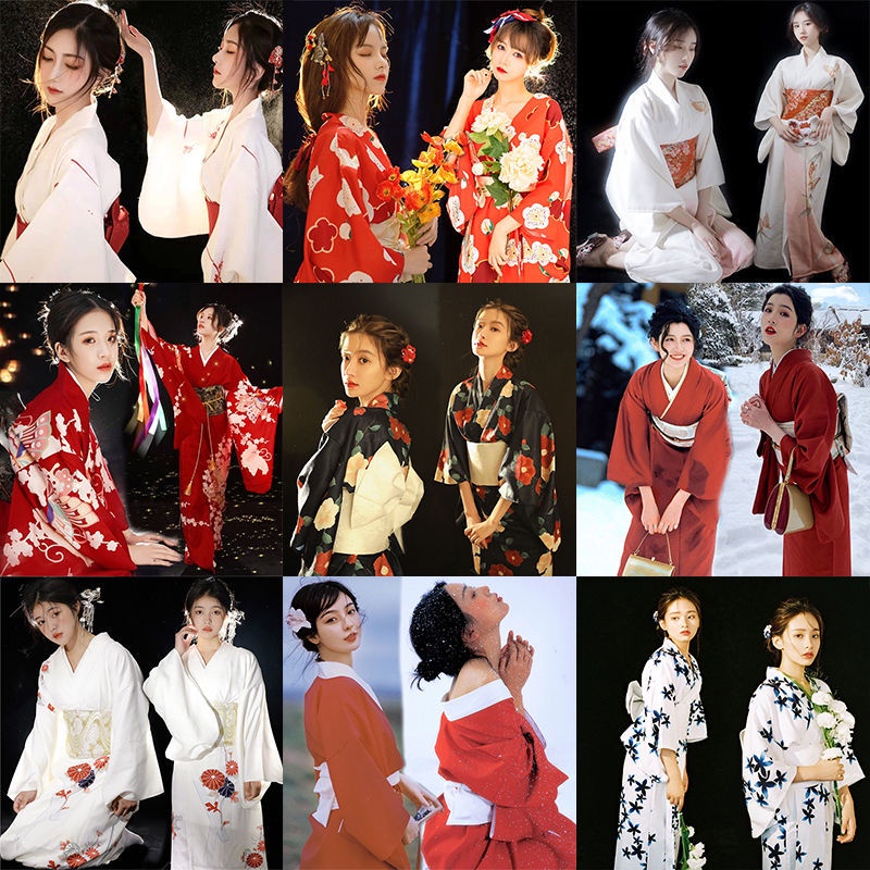 Kimono Cách Tân Nhật Bản Dễ Thương Cho Nữ