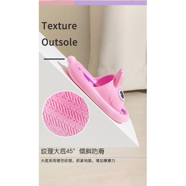 Dép Xỏ Ngón Đi Biển Hình Thỏ Hoạt Hình Cho Bé