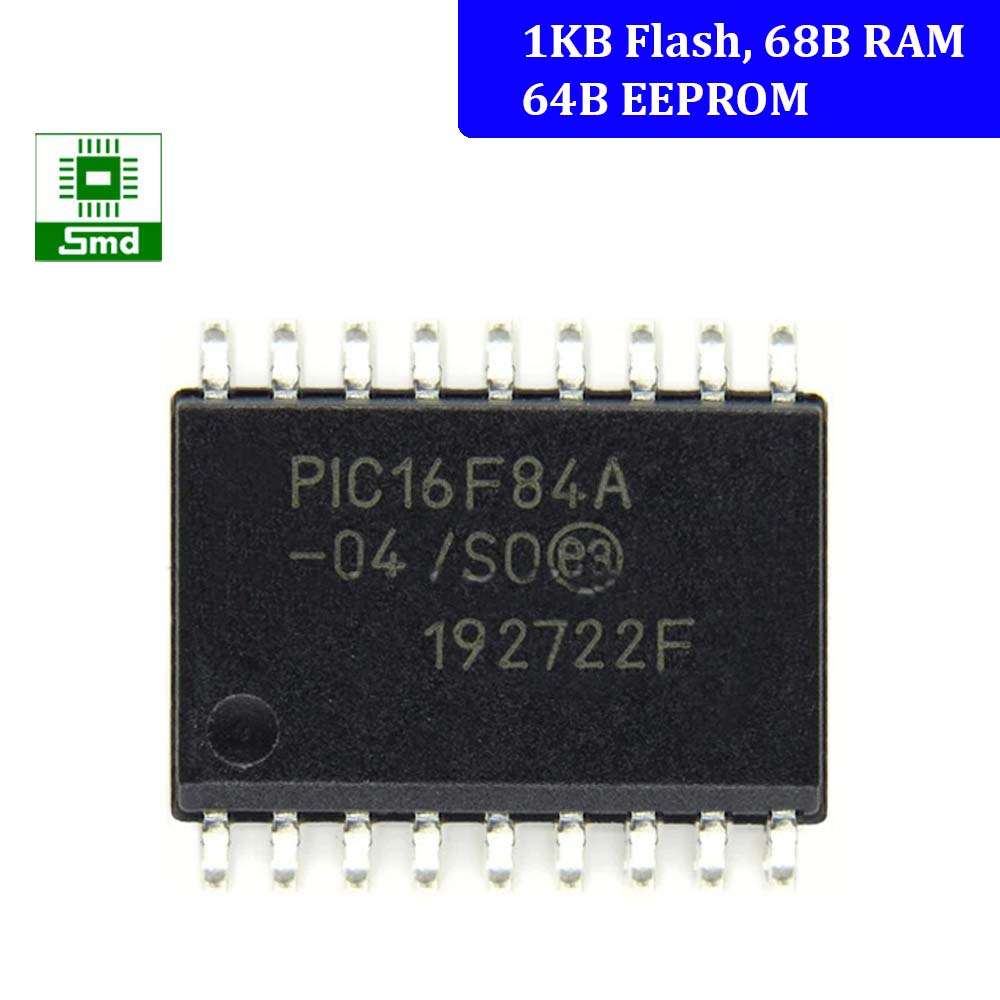 PIC 16F84-04 I/SO SOP18 vi điều khiển vi xử lý microchip