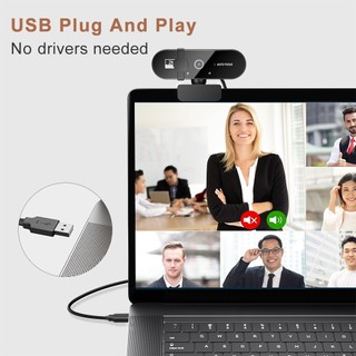 Computer Webcam 1080P HD Camera USB Computer Smart Camera