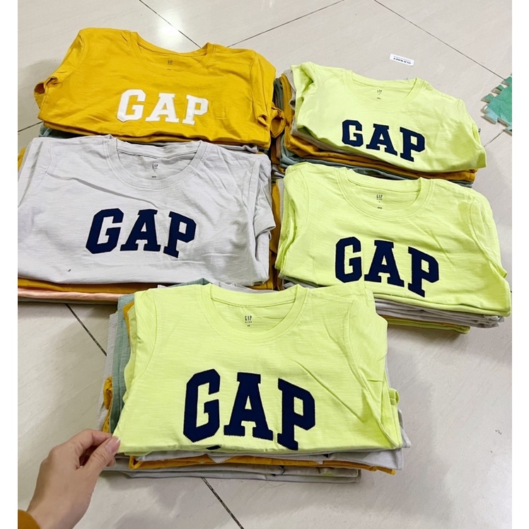 Áo Phông G.A.P Cộc Tay Cotton Xước Dư Xịn Bé Trai Bé Gái