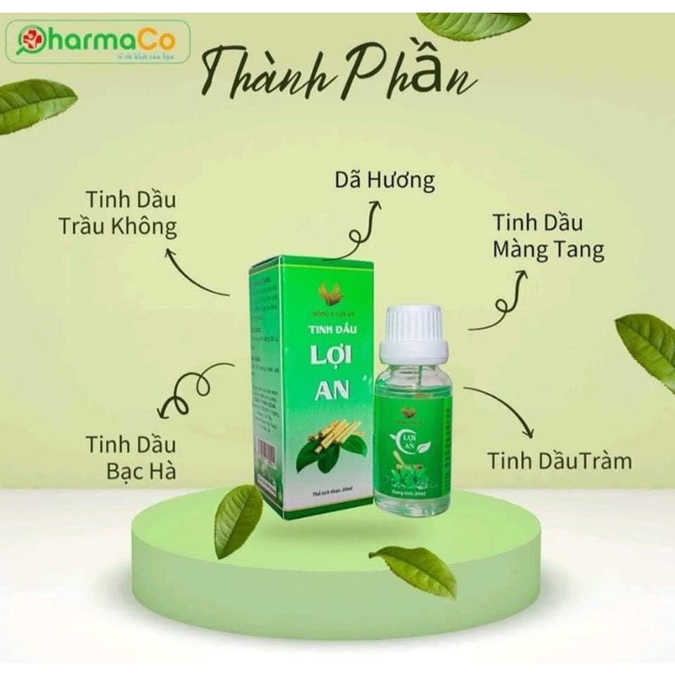 Tinh dầu Lợi an bôi Ho, sổ mũi, khò khè cho bé