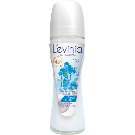 Lăn khử mùi lăn nách Levinia trắng da ngừa thâm không gây vàng ố áo 70g