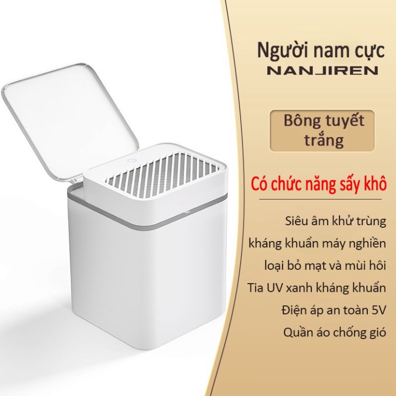 Máy Giặt Mini Youpin Bằng Sóng Siêu Âm Khử Trùng Đồ Lót / Vớ Cho Nữ - Máy Giặt Mini Gấp Gọn, Giặt Đồ Cho Bé Dung Tích 6L