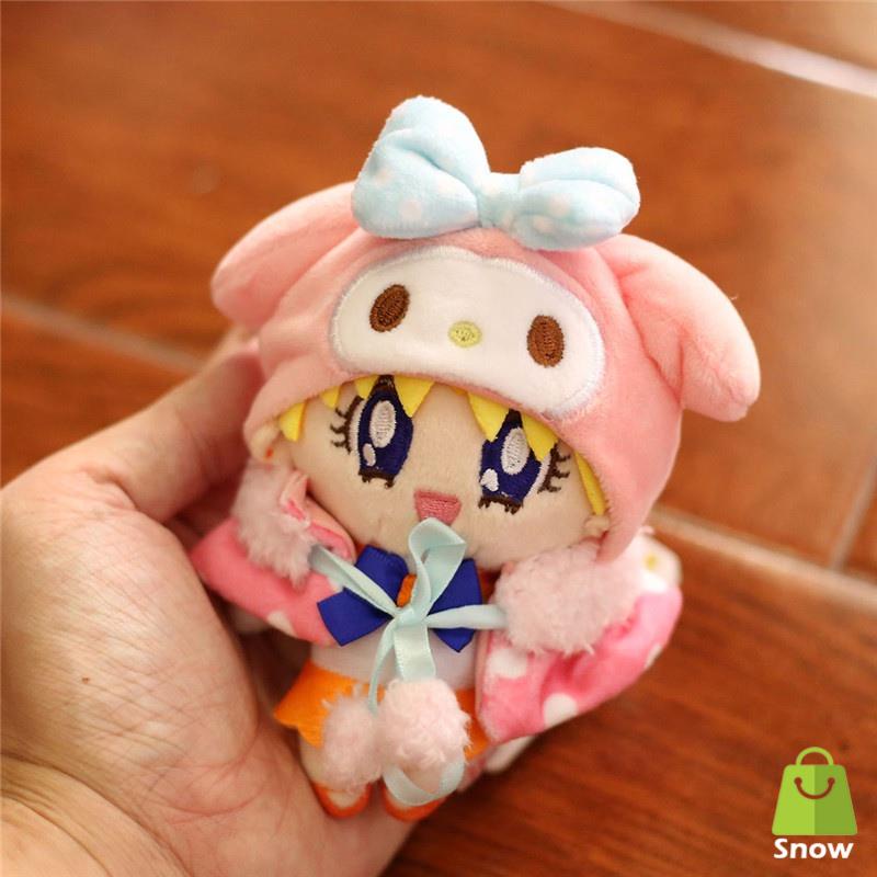SANRIO Thú Nhồi Bông Hình Hello Kitty Kuromi Melody Cinnamoroll Đáng Yêu(Pure clothes without dolls)