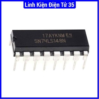 Chíp 74LS148 8 to 3 Priority Encoder chân cắm DIP16 4.75 - 5.25V