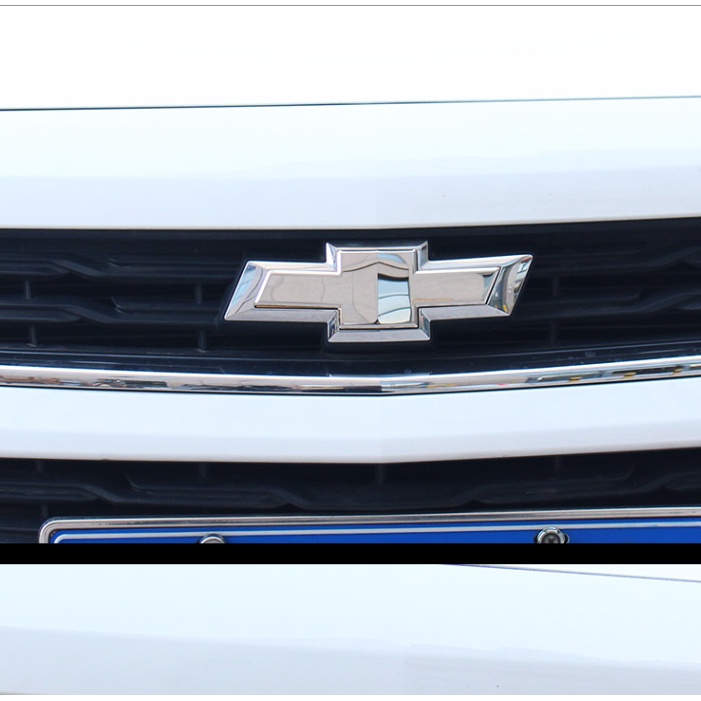 Bộ 2 / 3 Miếng Dán Logo Trước Và Sau Bằng Thép Không Gỉ Màu Bạc Trang Trí Cho Xe Hơi Chevrolet Old Cruze 09-14 Malibu