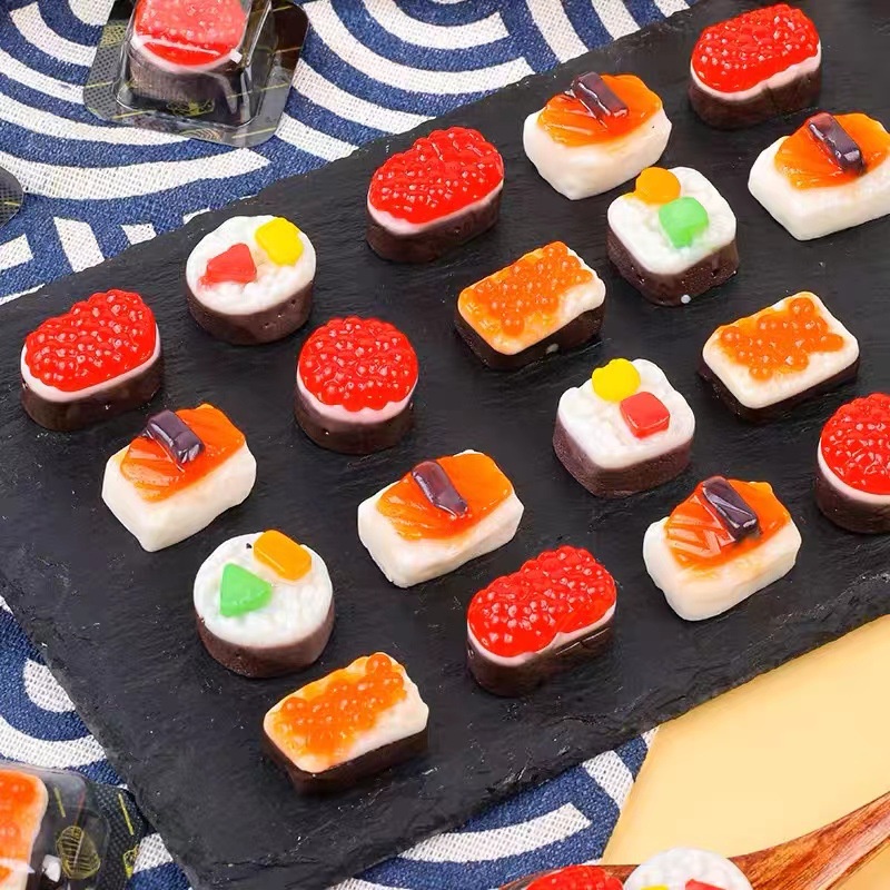10 Kẹo dẻo hình đồ ăn sushi trái cây ăn được dành cho trẻ em
