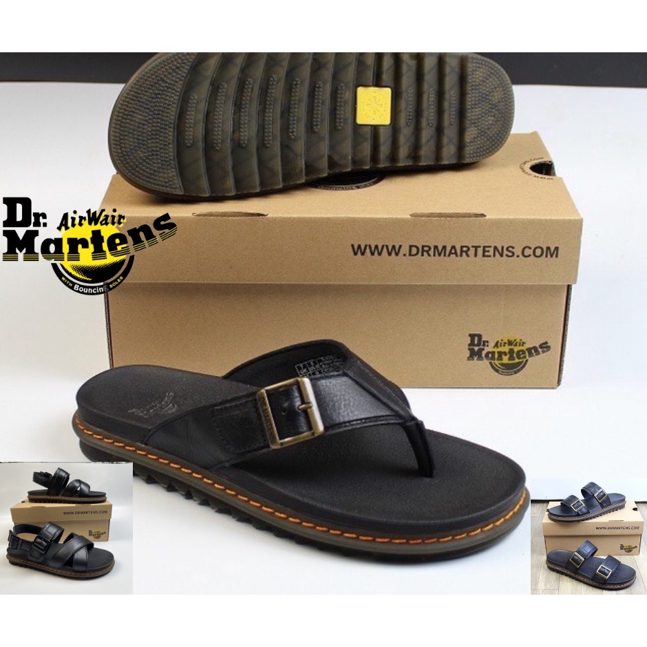 dép xỏ ngón nam Dr martens da bò cao cấp ,đế doctor mới 2023 mã DT1,2,3,4