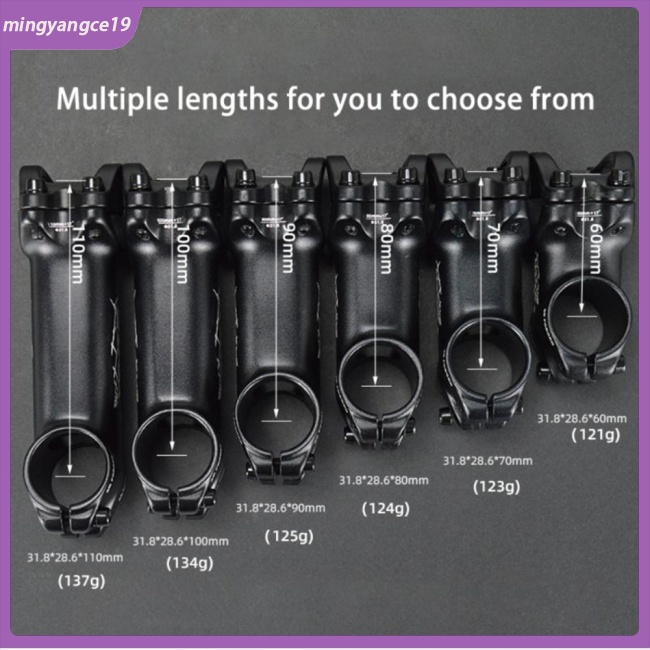 Pô Tăng Chiều Cao Bằng Hợp Kim Nhôm 10 / 17 / 25 / 35 Độ 60 / 70 / 80 / 90 / 100 / 110mm Chuyên Dụng Cho Xe Đạp Leo Núi