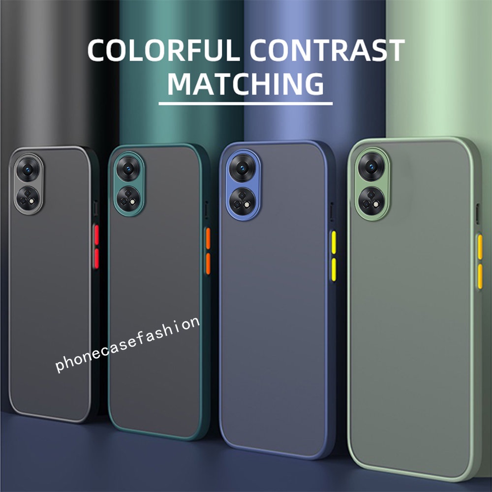 Ốp Điện Thoại Silicon Mềm Trong Suốt Mặt Nhám Chống Sốc Cho OPPO Reno 8T 5G 4G Reno8 T Reno8T