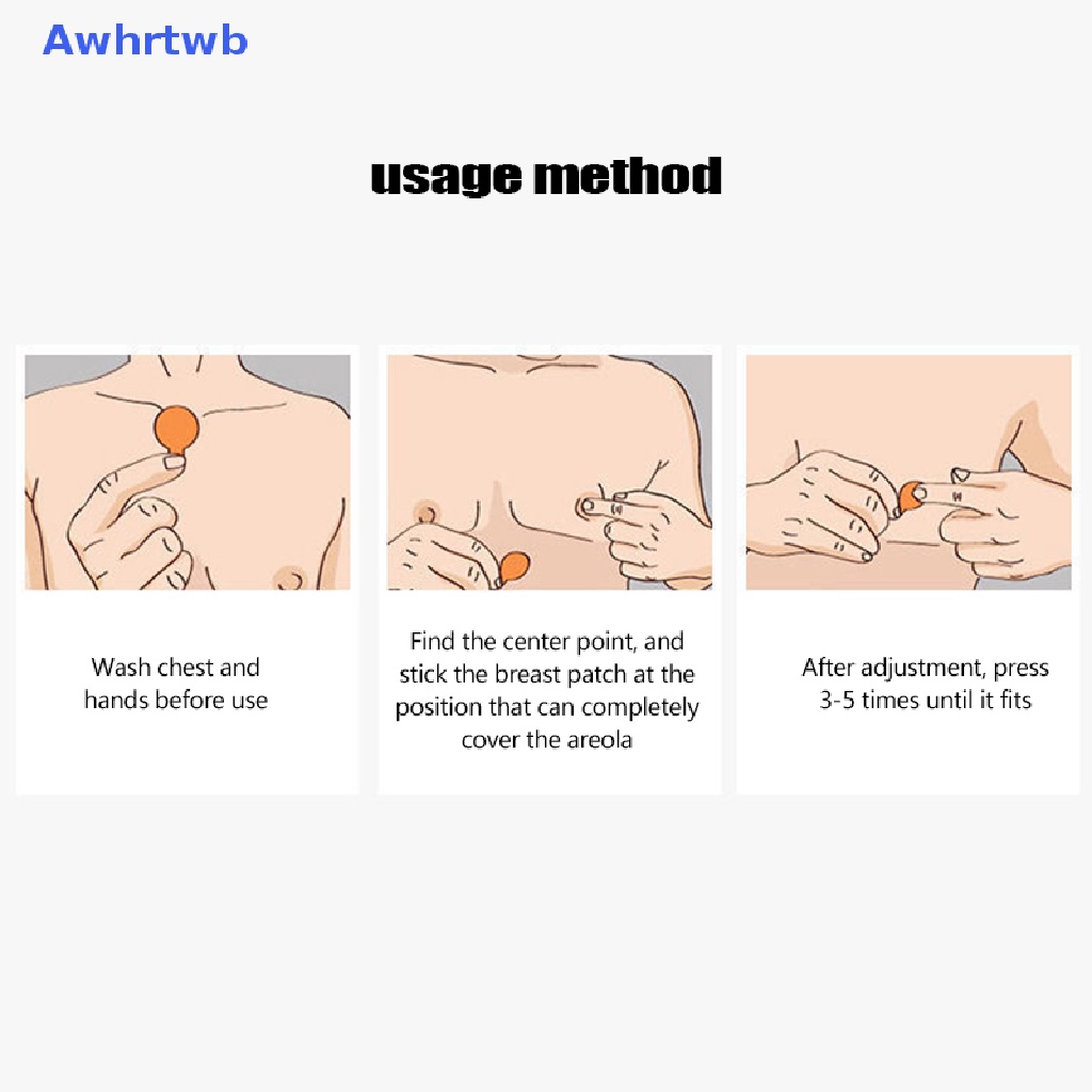 Set 50 Miếng Dán Ngực Tự Dính Hình Cánh Hoa Màu Đen Dùng Một Lần Cho Nữ Mới