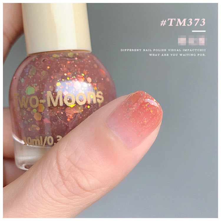 Sơn móng tay Bền Màu, hiệu ứng lấp lánh Two-Moons mã #TM